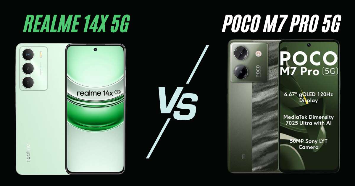 Realme 14x 5G vs Poco M7 Pro 5G